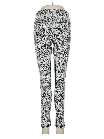 Pre-owned Til You Collapse Leggings In Silver