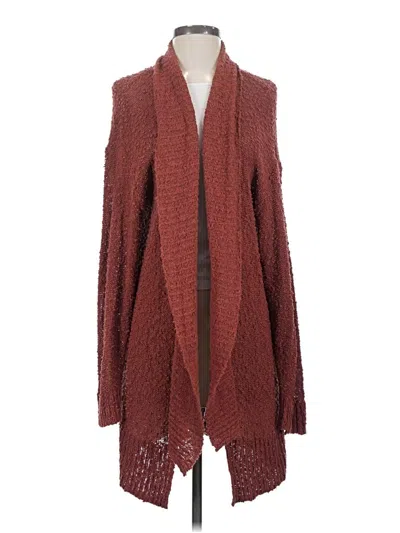 Pre-owned Tildon Cardigan Sweater In Burgundy