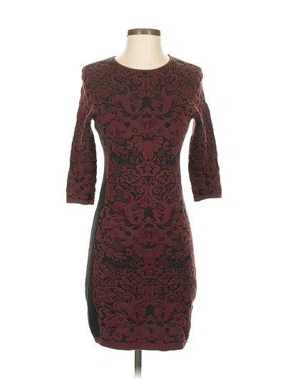 Pre-owned Tildon Cocktail Dress In Burgundy