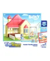 Tile Town Bluey Heeler Home Magnetic Tiles Playset, 46 Piece In Multi