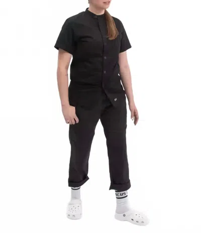 Tilit Unisex Chef Shirt In Black