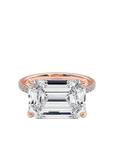 Tilla 14k Rose Gold Lab-grown Diamond Ring In Metallic