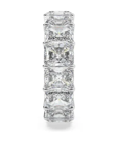 Tilla 14k White Gold Diamond Eternity Ring In Silver