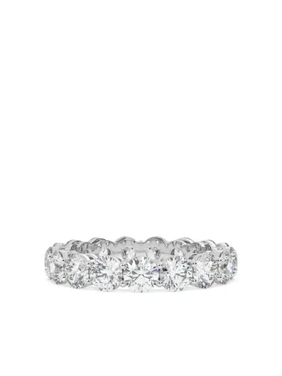 Tilla 14k White Gold Diamond Eternity Ring In Silver