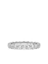 Tilla 14k White Gold Diamond Eternity Ring In Silver