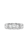 Tilla 14k White Gold Diamond Ring In Silver