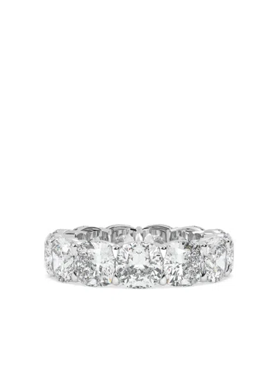 Tilla 14k White Gold Diamond Ring In Silver