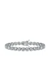 Tilla 14k White Gold Diamond Tennis Bracelet In Metallic