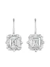 Tilla 14k White Gold Lab-grown Diamond Drop Earrings In Metallic