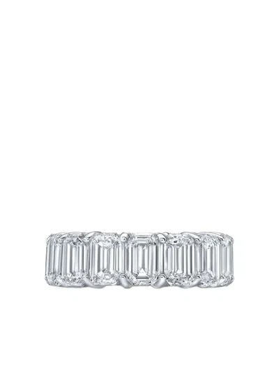 Tilla 14k White Gold Lab-grown Diamond Ring In Silver
