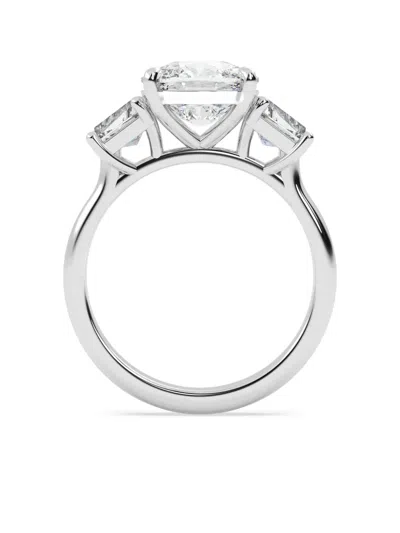 Tilla 14k White Gold Lab Grown Diamond Ring In Silver