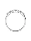 Tilla 14k White Gold Lab-grown Diamond Ring In Silver