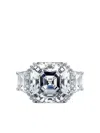 Tilla 14k White Gold Lab-grown Diamond Ring In Silver