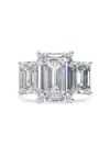 Tilla 14k White Gold Lab-grown Diamond Ring In Silver