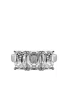Tilla 14k White Gold Lab-grown Diamond Ring In Silver