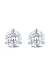 Tilla 14k White Gold Lab-grown Diamond Stud Earrings In Metallic