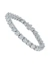 Tilla 14k White Gold Lab-grown Diamond Tennis Bracelet In Metallic