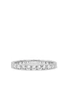 Tilla 14k White Gold Lab Grown Diamond Wedding Band Ring In Silver