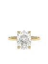 Tilla 14k Yellow Gold Cushion Lab Grown Diamond Solitaire Ring In Gold