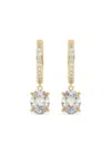 Tilla 14k Yellow Gold Lab Grown Diamond Dangling Earrings In Gold