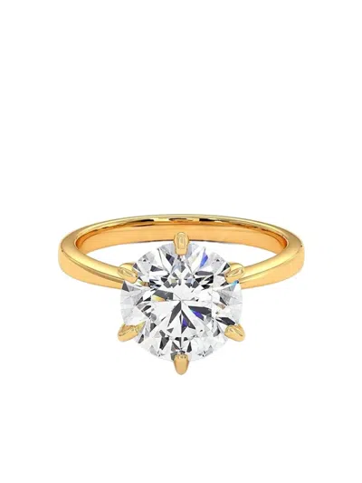 Tilla 14k Yellow Gold Lab-grown Diamond Ring