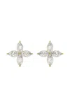 Tilla 14k Yellow Gold Marquise Cluster Earrings In Gold