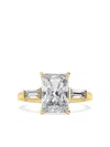 Tilla 14k Yellow Gold Radiant Diamond Ring In Gold