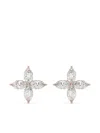 Tilla 14kt Lab Grown Diamond Cluster Earrings In Gold