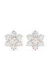 Tilla 14kt Lab-grown Diamond Cluster Earrings In Gold