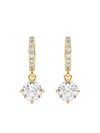 Tilla 14kt Prong Setting Earrings In Gold