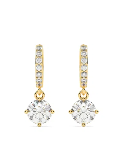 Tilla 14kt Prong Setting Earrings In Gold