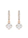 Tilla 14kt Prong Setting Earrings In Gold