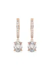 Tilla 14kt Rose Gold Oval Earrings In Gold