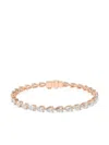 Tilla 14kt Rose Gold Tennis Bracelet In Gold