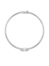 Tilla 14kt Tennis Bracelet In Silver