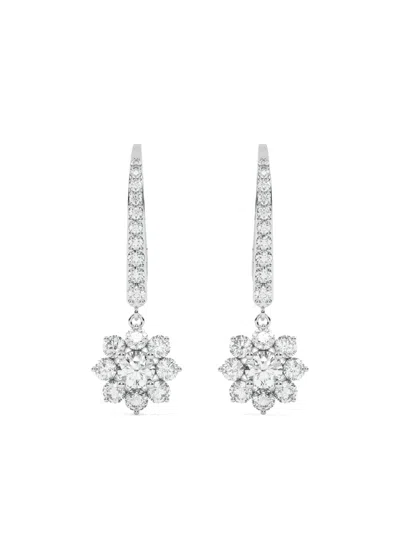 Tilla 14kt White Gold Dangling Earrings In Metallic