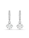 Tilla 14kt White Gold Dangling Earrings In Metallic