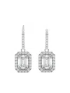 Tilla 14kt White Gold Dangling Earrings In Silver