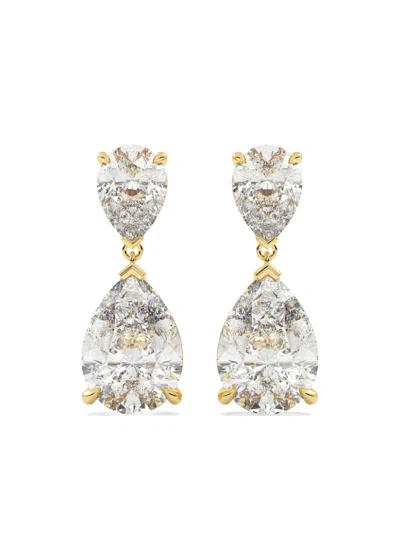 Tilla 14kt Yellow Gold Pear Dangling Earrings