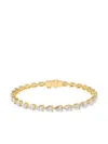 Tilla 14kt Yellow Gold Pear Lab-grown Diamond Tennis Bracelet In Gold
