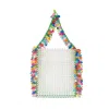Tillie Beads Women's Crystal Charm White Bead Tote