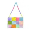 Tillie Beads Women's Multicolor Handmade Sparkly Beaded Shoulder Bag