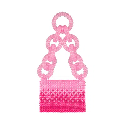 Tillie Beads Women's Pink Playful Loop Bead Bag