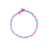 Tillie Beads Women's Pink / Purple Fuchsia Pink Daily Wear Carnival Bead Necklace
