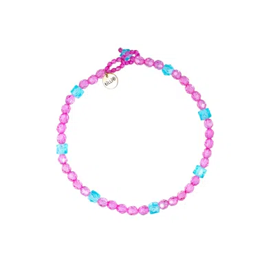 Tillie Beads Women's Pink / Purple Fuchsia Pink Daily Wear Carnival Bead Necklace