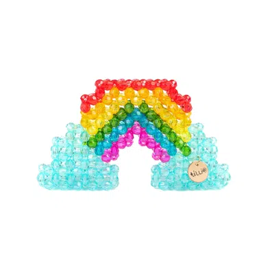 Tillie Beads Women's Rainbow Cloud Bead Hair Clip