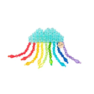 Tillie Beads Women's Rainy Rainbow Bead Hair Clip