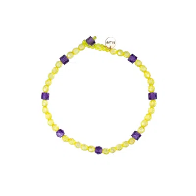 Tillie Beads Women's Yellow / Orange Lemon Yellow Daily Wear Carnival Bead Necklace