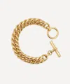 Tilly Sveaas 18ct Gold-plated Medium Curb Chain Bracelet In Gold