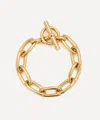 Tilly Sveaas 18ct Gold-plated Medium Oval Link Chain Bracelet In Gold